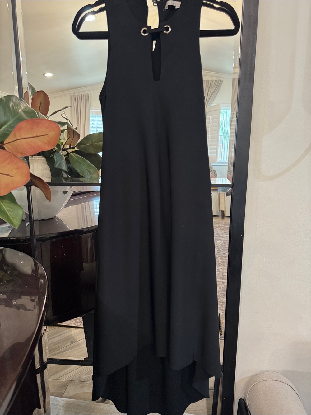 RACHEL Rachel Roy Black Sleeveless High-Low Dress